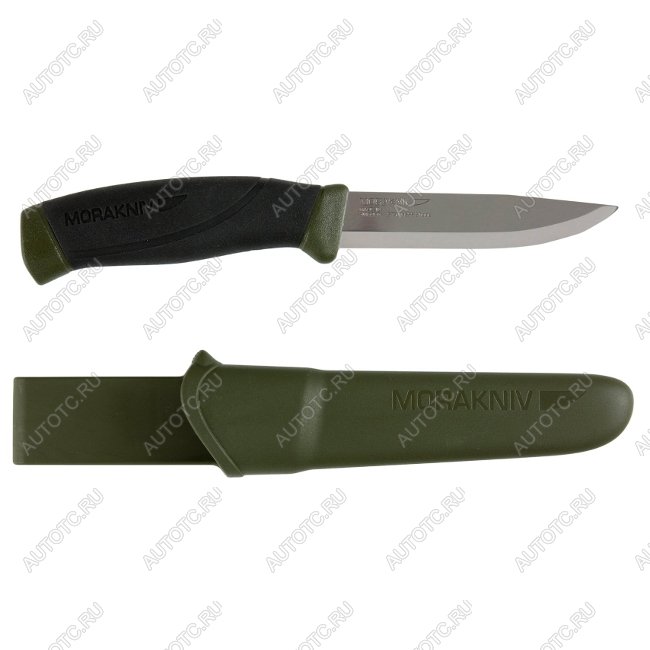 1 939 р. Нож MORAKNIV Companion MG (C), углеродная сталь, длина клинка 104 мм, хаки  11863  с доставкой в г. Кемерово