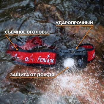 3 589 р. Фонарь налобный FENIX HL16 UltraLight 450 Lumen Black  hl16bk  с доставкой в г. Кемерово. Увеличить фотографию 6