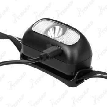 1 219 р. Фонарь налобный NISUS 200 LM, IP44, USB  n-fn-hl05-d  с доставкой в г. Кемерово. Увеличить фотографию 9