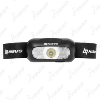 1 219 р. Фонарь налобный NISUS 200 LM, IP44, USB  n-fn-hl05-d  с доставкой в г. Кемерово. Увеличить фотографию 6