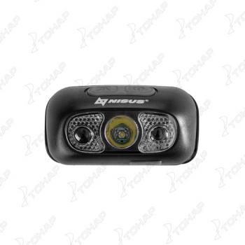 1 029 р. Фонарь налобный NISUS 3056S, сенсорный 120 LM, IPX4, USB 3056S  an-fn-3056s  с доставкой в г. Кемерово. Увеличить фотографию 2