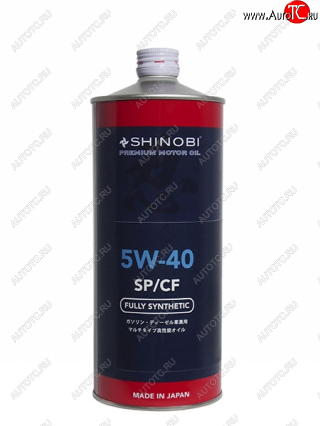 1 199 р. Масло моторное синтетическое SHINOBI SPCF 5W-40 1L SHINOBI SH0011  с доставкой в г. Кемерово