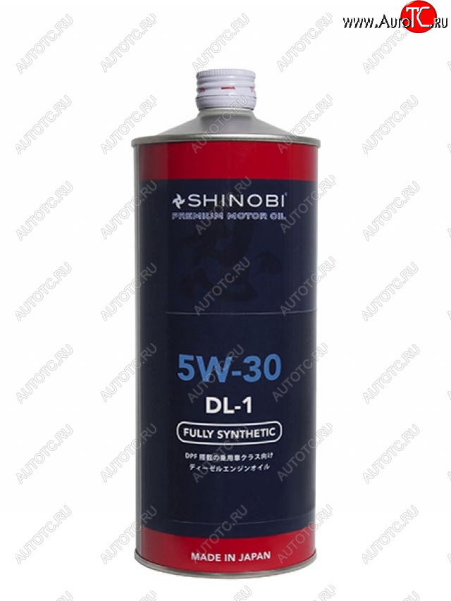 1 329 р. Масло моторное синтетическое SHINOBI DL-1 5W-30 1L SHINOBI SH0015  с доставкой в г. Кемерово