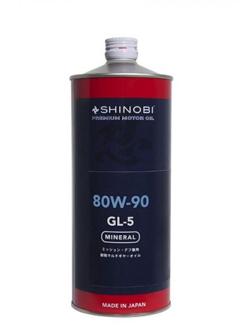 1 199 р. Масло трансмиссионное SHINOBI GL-5 80W-90 1L SHINOBI SH0028  с доставкой в г. Кемерово. Увеличить фотографию 1
