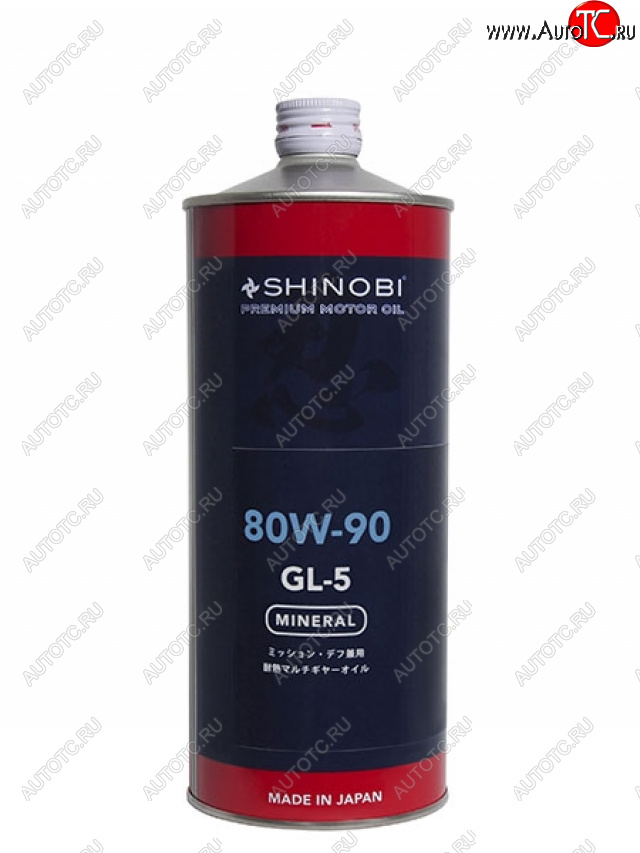 1 199 р. Масло трансмиссионное SHINOBI GL-5 80W-90 1L SHINOBI SH0028  с доставкой в г. Кемерово