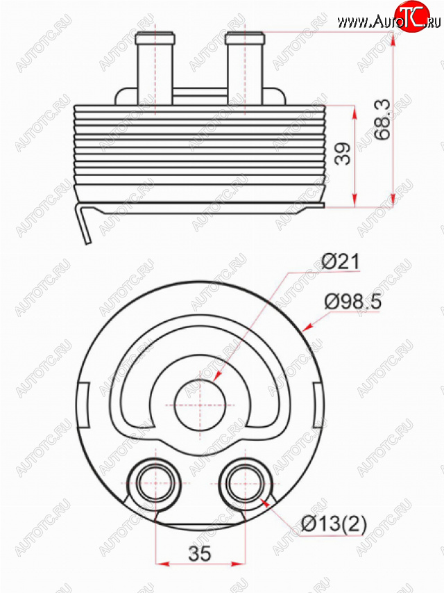 2 169 р. Радиатор масляный NISSAN ALMERA 00-04PRIMERA 02-07X-TRAIL 00-07 SAT ST-21305-5M301  с доставкой в г. Кемерово