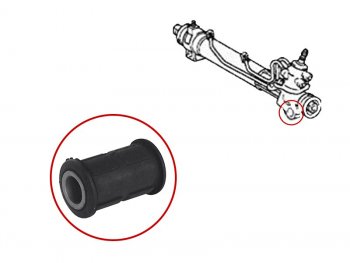 Втулка рулевой рейки Toyota Harrier (XU10,XU30) 97-13  Lexus RX 97-06 SAT ST-44250-48051B