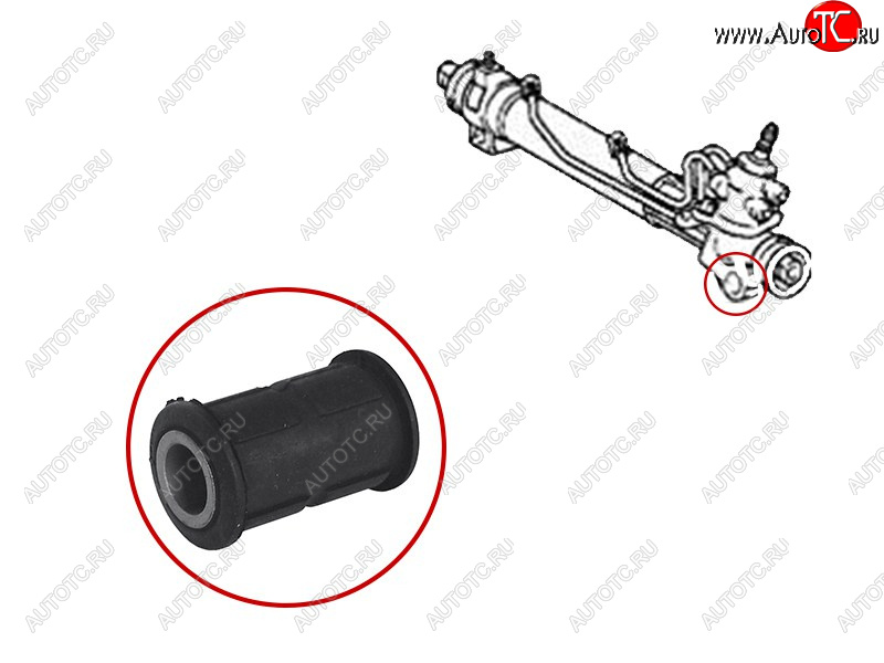 669 р. Втулка рулевой рейки Toyota Harrier (XU10,XU30) 97-13  Lexus RX 97-06 SAT ST-44250-48051B  с доставкой в г. Кемерово