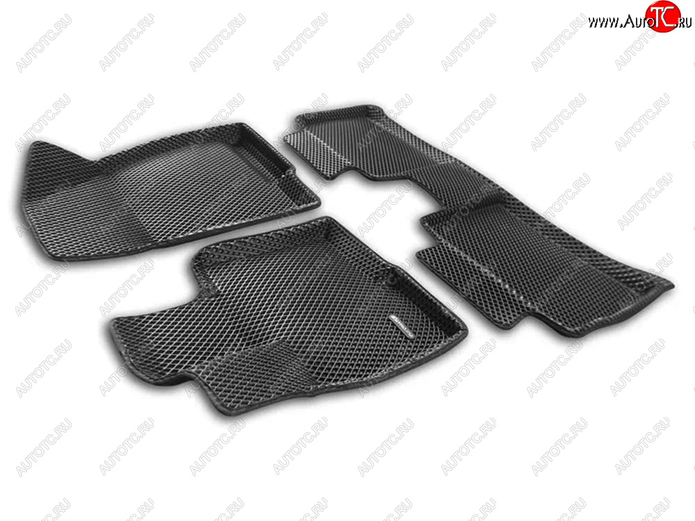 3 299 р. Комплект ковриков салона Seintex сетка(к-т)  JAECOO J7 (2023-2025) (Черный)  с доставкой в г. Кемерово