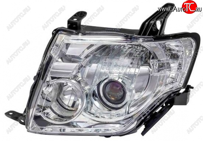 11 999 р. Левая фара (под корректор) BODYPARTS Mitsubishi Pajero 4 V90 дорестайлинг (2006-2011)  с доставкой в г. Кемерово