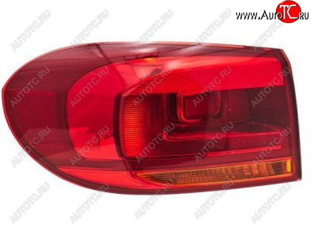 5 799 р. Левый фонарь DEPO  Volkswagen Tiguan  NF (2011-2017) рестайлинг  с доставкой в г. Кемерово