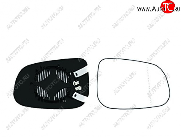 1 229 р. S60 (V40V60 11-) СТЕКЛО ЗЕРКАЛА ПРАВ С ПОДОГРЕВ (aspherical) (Тайвань) BodyParts vvs6010-460-r  с доставкой в г. Кемерово