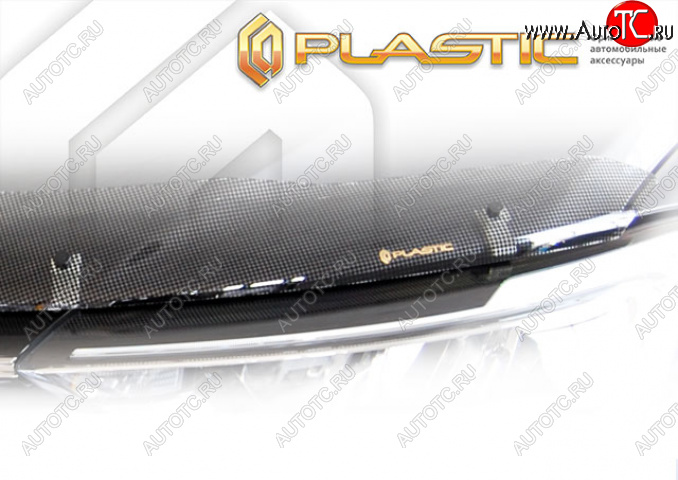 2 479 р. Дефлектор капота (рынок РФ) CA-Plastic  Москвич 6 (2023-2025) лифтбэк (Шелкография черная)  с доставкой в г. Кемерово