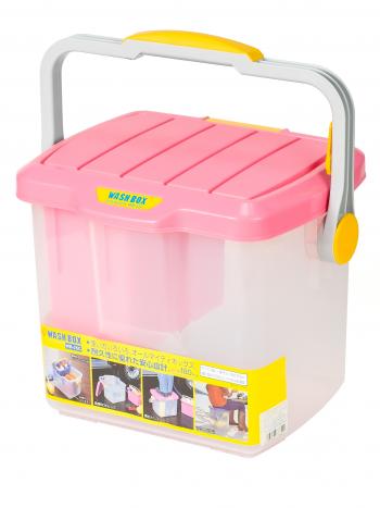 4 979 р. Ящик экспедиционный IRIS RV BOX WASH BOX 25C, 25 литров 41x31x32,5 см. Розовый  wb-25cpink  с доставкой в г. Кемерово. Увеличить фотографию 1