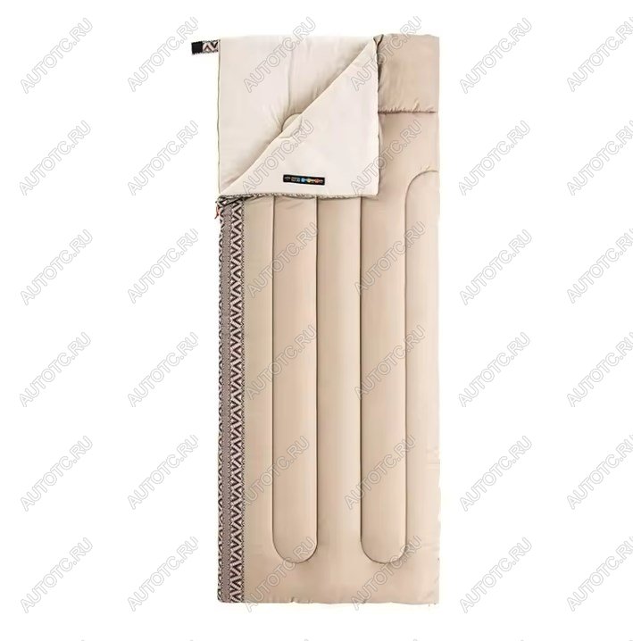 3 239 р. Мешок спальный Naturehike L150, 190х75см, (ТК: +13C), (левый), бежевый  nh20msd05-crl  с доставкой в г. Кемерово