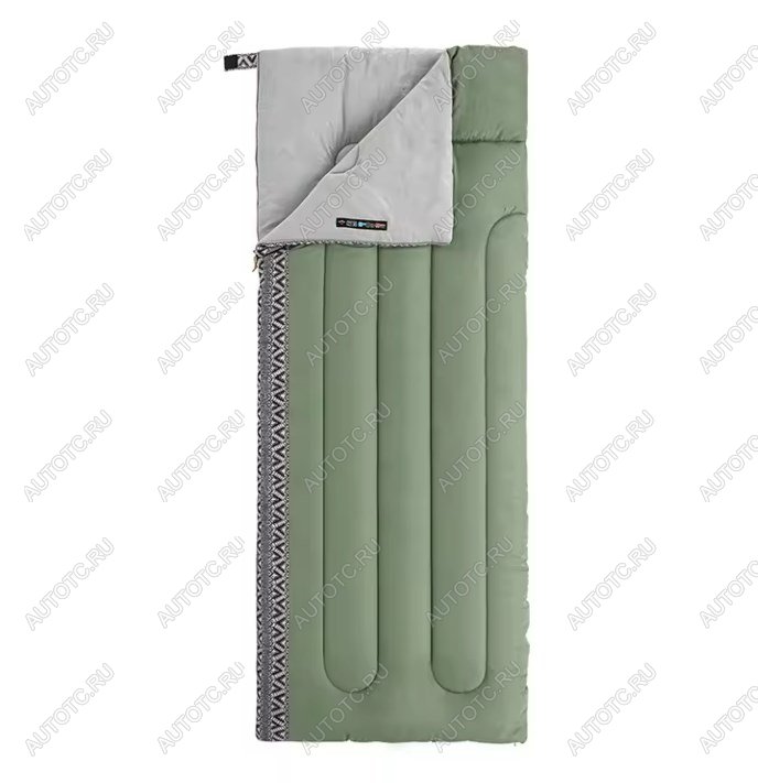 3 239 р. Мешок спальный Naturehike L150, 190х75см, (ТК: +13C), (левый), зеленый  nh20msd05-swll  с доставкой в г. Кемерово