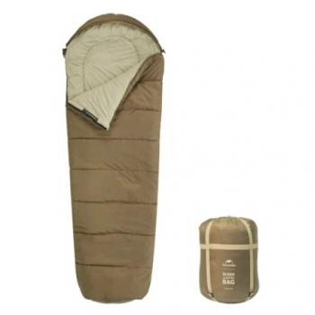 4 729 р. Мешок спальный Naturehike Mummy MJ600, 210х80 см, (правый) (ТК: -5C), коричневый  cnk2300sd014-dbr  с доставкой в г. Кемерово. Увеличить фотографию 1