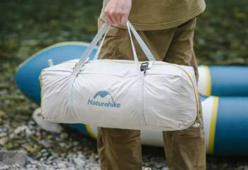 11 449 р. Палатка Naturehike Cloud-Creek PRO, 2-местная, бежево-желтая  cnk2300zp024-2ypro  с доставкой в г. Кемерово. Увеличить фотографию 7