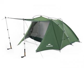 19 139 р. Палатка Naturehike Hillock 6, 2-местная, зеленая  cnk2300zp040-agr  с доставкой в г. Кемерово. Увеличить фотографию 1