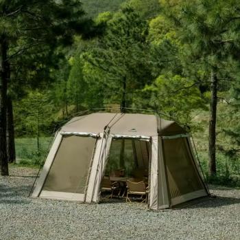 54 849 р. Палатка Naturehike Village 13 Quick-opening, автоматическая 5-8-местная  cnh23zp12003-br  с доставкой в г. Кемерово. Увеличить фотографию 4
