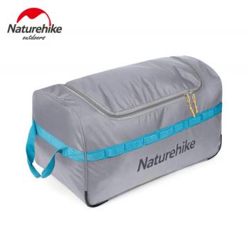 3 329 р. Сумка дорожная Naturehike А027, с колесами,110 л., серая  nh18x027-l-lg  с доставкой в г. Кемерово. Увеличить фотографию 2