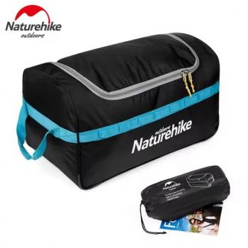 3 329 р. Сумка дорожная Naturehike А027, с колесами,110 л., черная  nh18x027-l-lb  с доставкой в г. Кемерово. Увеличить фотографию 3