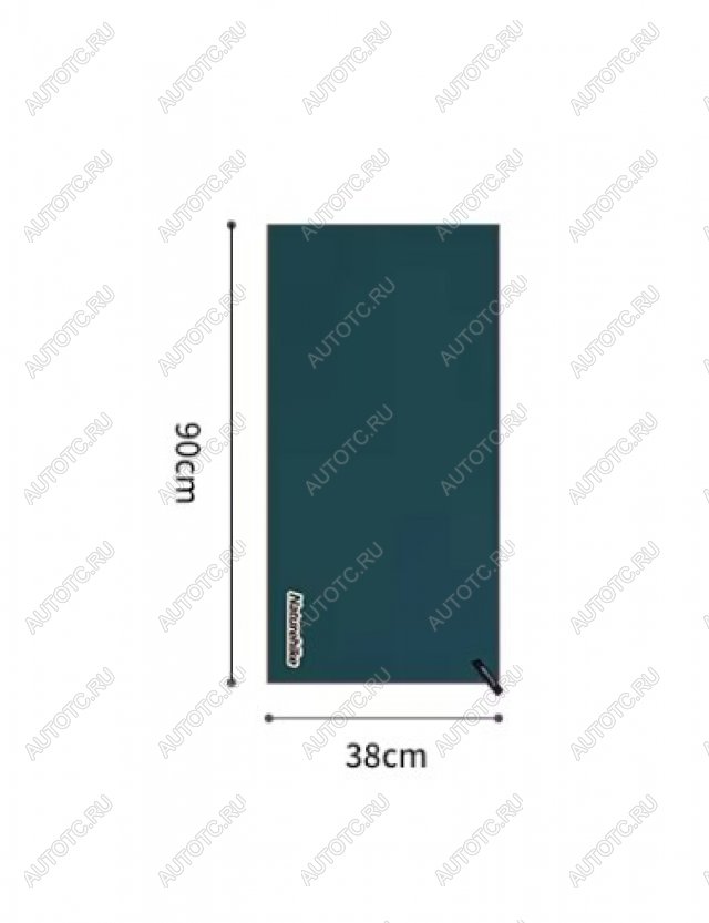 839 р. Тряпка кемпинговая Naturehike, 90х38 см, зеленая  cnk2300ss010-9038gr  с доставкой в г. Кемерово