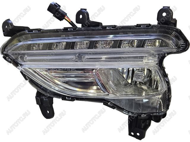 10 349 р. Противотуманная фара левая BodyParts Hyundai Santa Fe DM дорестайлинг (2012-2016)  с доставкой в г. Кемерово