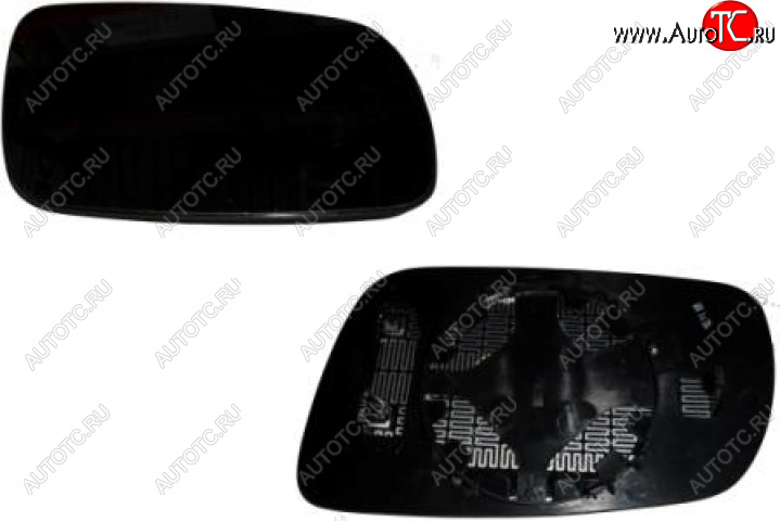 799 р. OCTAVIA 96- {FABIA 98-05SHARAN 98-} СТЕКЛО ЗЕРКАЛА ПРАВ С ПОДОГРЕВ (convex) БОЛЬШ (Тайвань) BodyParts sdoct96-460-r  с доставкой в г. Кемерово