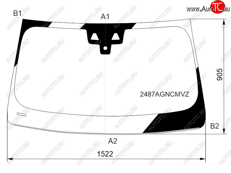 10 799 р. Стекло лобовое (Две камеры Датчик дождя Молдинг) BMW X3 17- FUYAO 2487AGNCMVZ  с доставкой в г. Кемерово