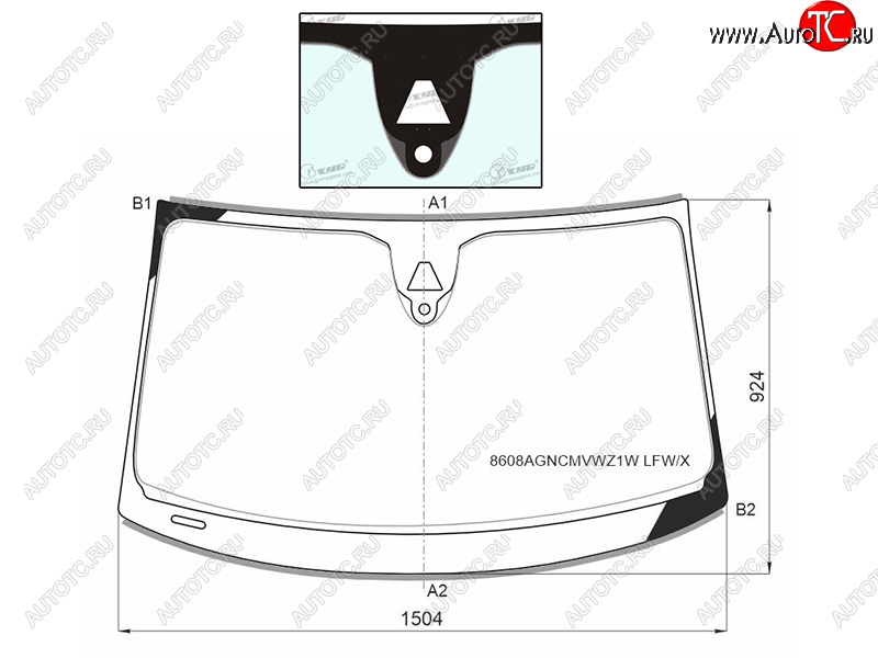 11 299 р. Стекло лобовое (Камера Датчик дождя Молдинг SPORTBACK) Audi A7 14-18 XYG 8608AGNCMVWZ1W LFW/X  с доставкой в г. Кемерово