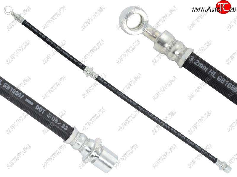 1 059 р. Шланг тормозной задний MIYACO LH  Subaru Forester  SG (2002-2005) дорестайлинг  с доставкой в г. Кемерово