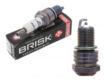 529 р. Свеча зажигания TOYOTA LITEACEDYNA 88- 2Y3Y4Y1RZ5MGEU4KE BRISK LR17YP-1  с доставкой в г. Кемерово. Увеличить фотографию 1