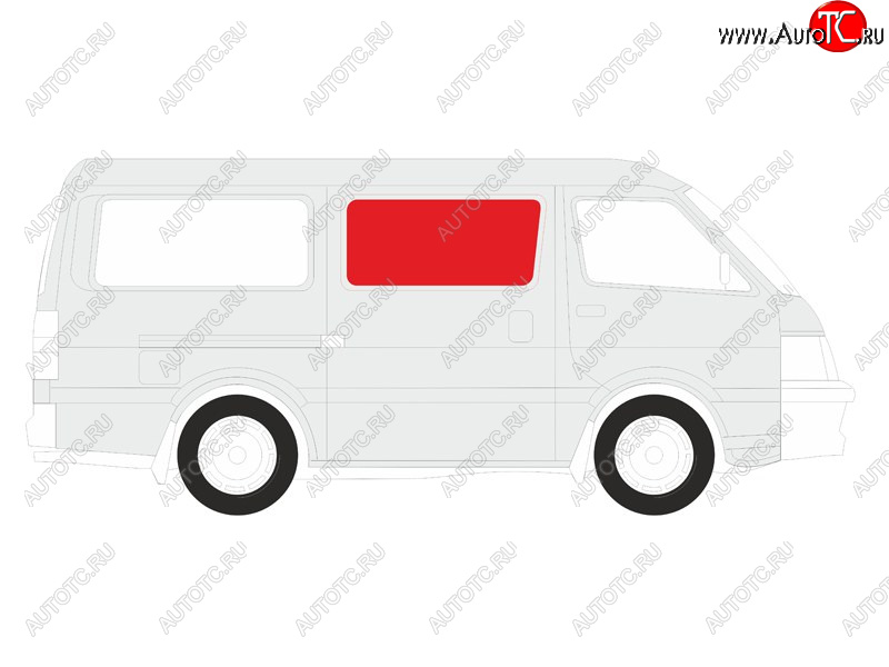 3 199 р. Стекло кузова боковое (не опускное) (Справа Цвет зеленый) Volkswagen Transporter 90-03  Caravelle XYG VW-T4-SL SF/RH/X  с доставкой в г. Кемерово