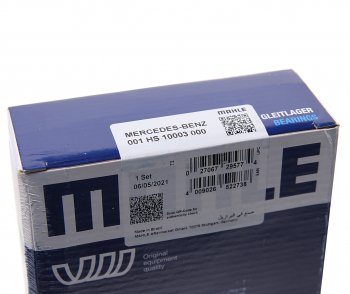 7 999 р. Вкладыши MAN дв.D2538M коренные STD комплект (10шт.) MAHLE MAHLE 001hs10003000  с доставкой в г. Кемерово. Увеличить фотографию 2