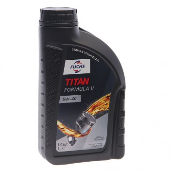 1 649 р. Масло моторное TITAN Formula II 5W40 синт.1л FUCHS FUCHS 0059941007  с доставкой в г. Кемерово. Увеличить фотографию 1