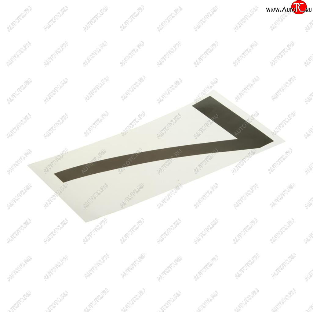 58 р. Наклейка-знак виниловая на дублирующие номера 7 33х17см AUTOSTICKERS AUTOSTICKERS 007045  с доставкой в г. Кемерово
