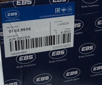15 099 р. Осушитель воздуха IVECO EuroStar дв.CURSOR (10.5-13Bar,с регул.,с нагрев.) EBS EBS 01029606  с доставкой в г. Кемерово. Увеличить фотографию 6