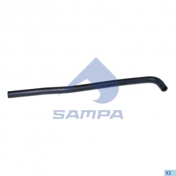 479 р. Шланг КАМАЗ-5490 MERCEDES радиатора SAMPA SAMPA 010.319  с доставкой в г. Кемерово. Увеличить фотографию 1