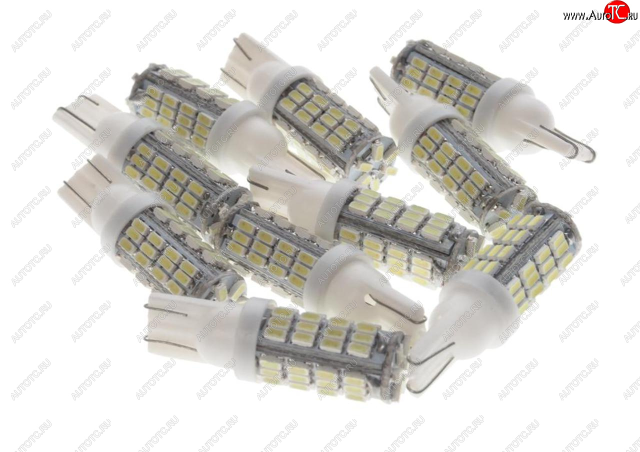 75 р. Лампа светодиодная 12V W5W T10 W2.1x9.5d 6000K 54 SMD 3258 White MEGA ELECTRIC MEGA ELECTRIC 010854w  с доставкой в г. Кемерово