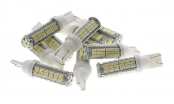 76 р. Лампа светодиодная 12V W5W T10 W2.1x9.5d 6000K 78 SMD 3258 White MEGA ELECTRIC MEGA ELECTRIC 010878w  с доставкой в г. Кемерово. Увеличить фотографию 1