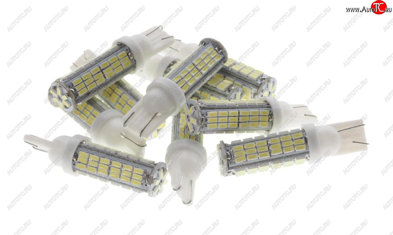 76 р. Лампа светодиодная 12V W5W T10 W2.1x9.5d 6000K 78 SMD 3258 White MEGA ELECTRIC MEGA ELECTRIC 010878w  с доставкой в г. Кемерово