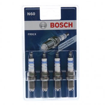 1 569 р. Свеча зажигания FR91X SUPER-4 комплект BOSCH BOSCH 0242222804  с доставкой в г. Кемерово. Увеличить фотографию 1
