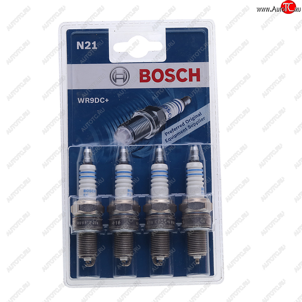 299 р. Свеча зажигания WR9DC 0.8 комплект BOSCH BOSCH 0242225960  с доставкой в г. Кемерово