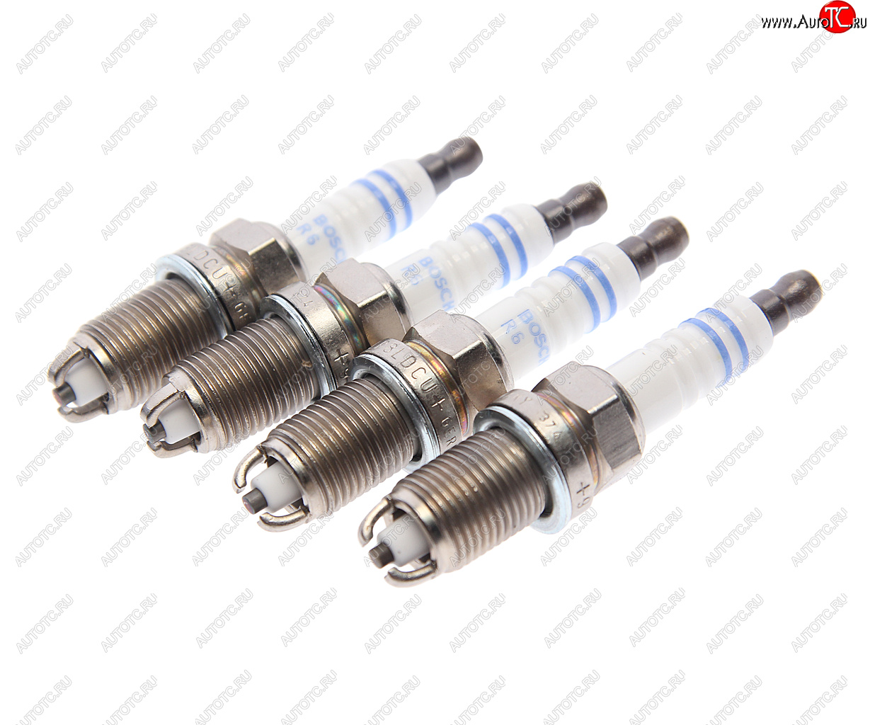989 р. Свеча зажигания FLR8LDСU+ 1.0 (4шт.) BOSCH BOSCH 0242229878  с доставкой в г. Кемерово