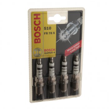 1 399 р. Свеча зажигания FR78X SUPER-4 комплект BOSCH BOSCH 0242232802  с доставкой в г. Кемерово. Увеличить фотографию 1