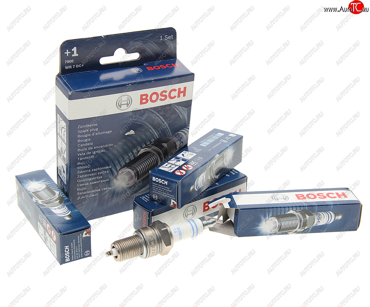 879 р. Свеча зажигания ВАЗ-2108 WR7DC+ комплект (замена для 0241235982) BOSCH BOSCH 0242235909  с доставкой в г. Кемерово