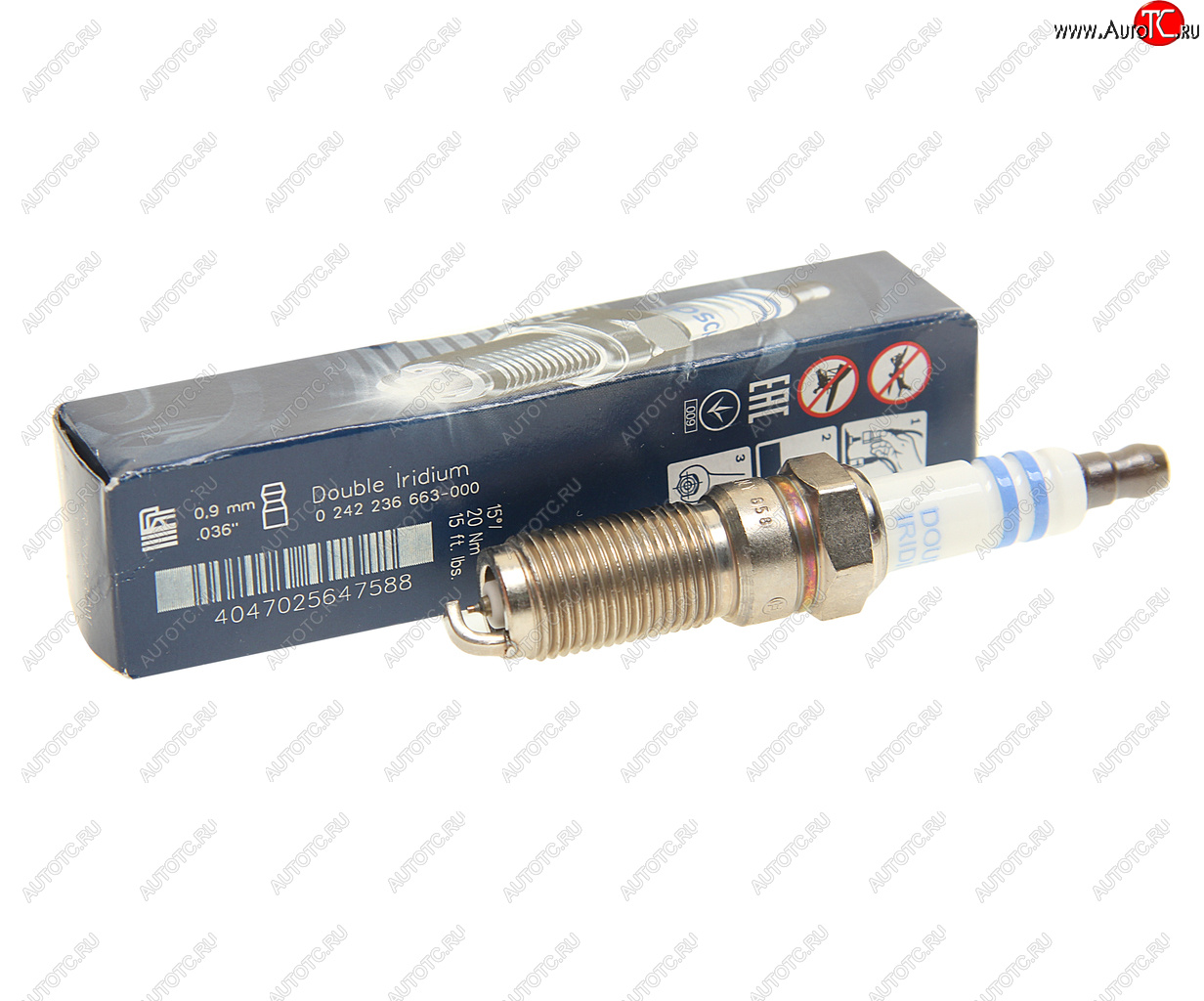 1 129 р. Свеча зажигания BOSCH HR7NI332W BOSCH BOSCH 0242236663  с доставкой в г. Кемерово
