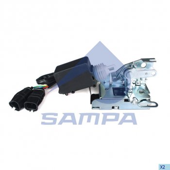 4 649 р. Замок двери MAN TGA левый SAMPA SAMPA 024.255  с доставкой в г. Кемерово. Увеличить фотографию 1