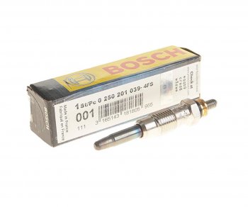 969 р. Свеча накаливания BOSCH BOSCH 0250201039  с доставкой в г. Кемерово. Увеличить фотографию 1